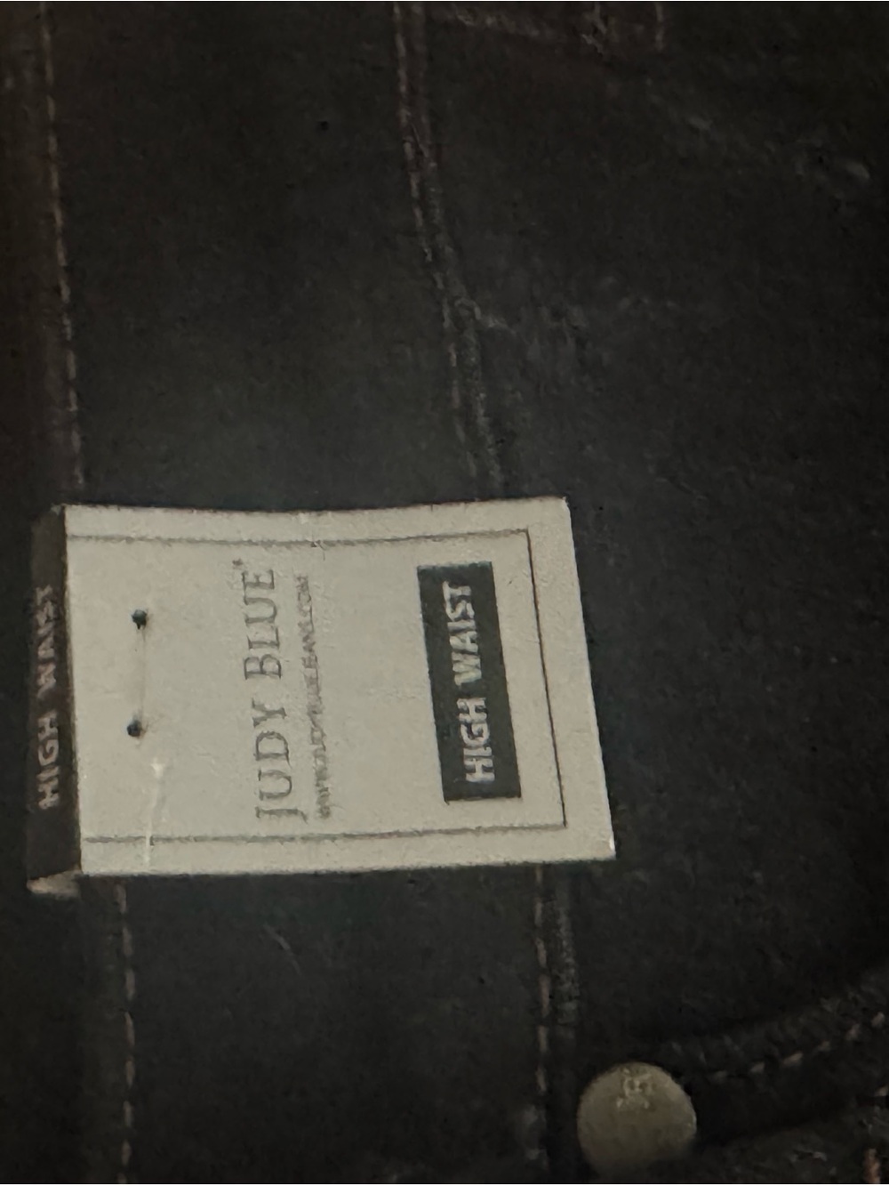 Judy Blue Black Frayed Hem High-Rise Denim Shorts - Picture 3 of 3